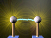 Charging and Discharging Two Van de Graff Generators.