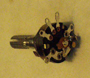 Bottom of potentiometer.